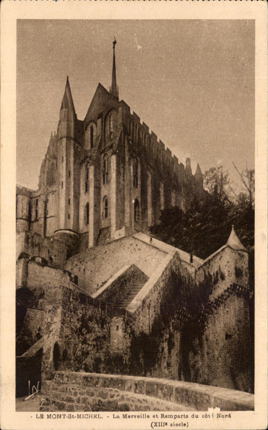 CPA the Mount St Michel La Marveille and Remparts of the Northern Dimension