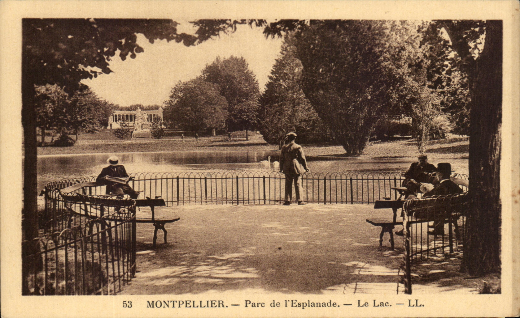 CPA Montpellier Parc de l'Esplanade Le Lac