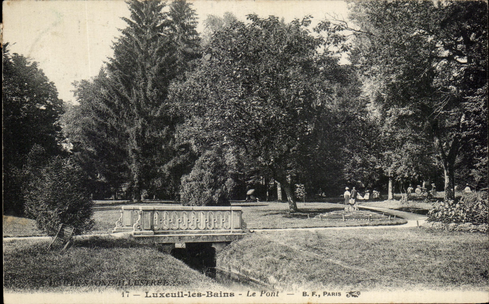 CPA Luxeuil les Bains the Bridge