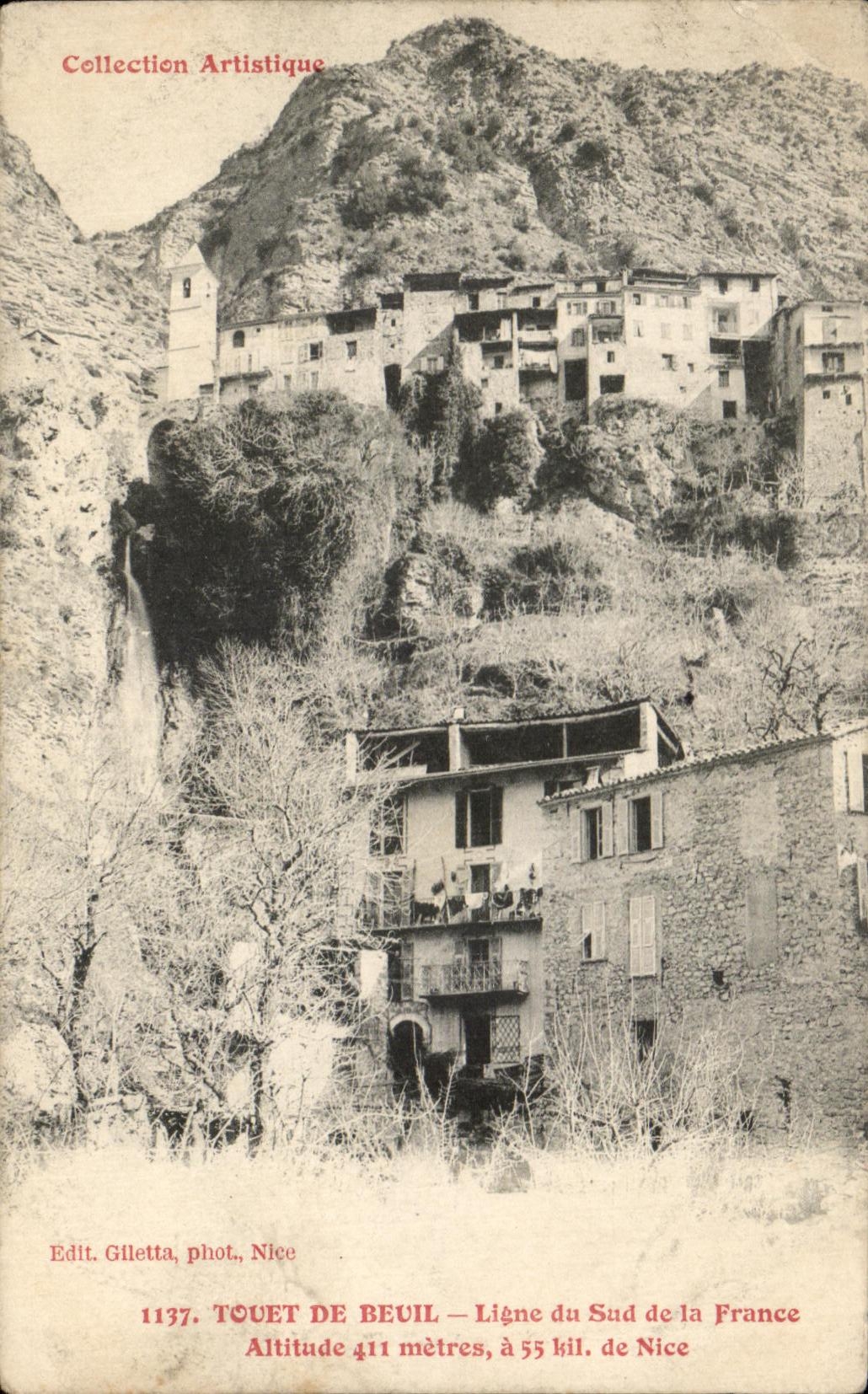 CPA Touet De Beuil Line del sur de Francia