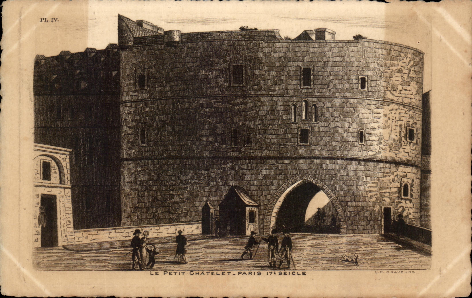 CPA Small Chatelet Paris 17th