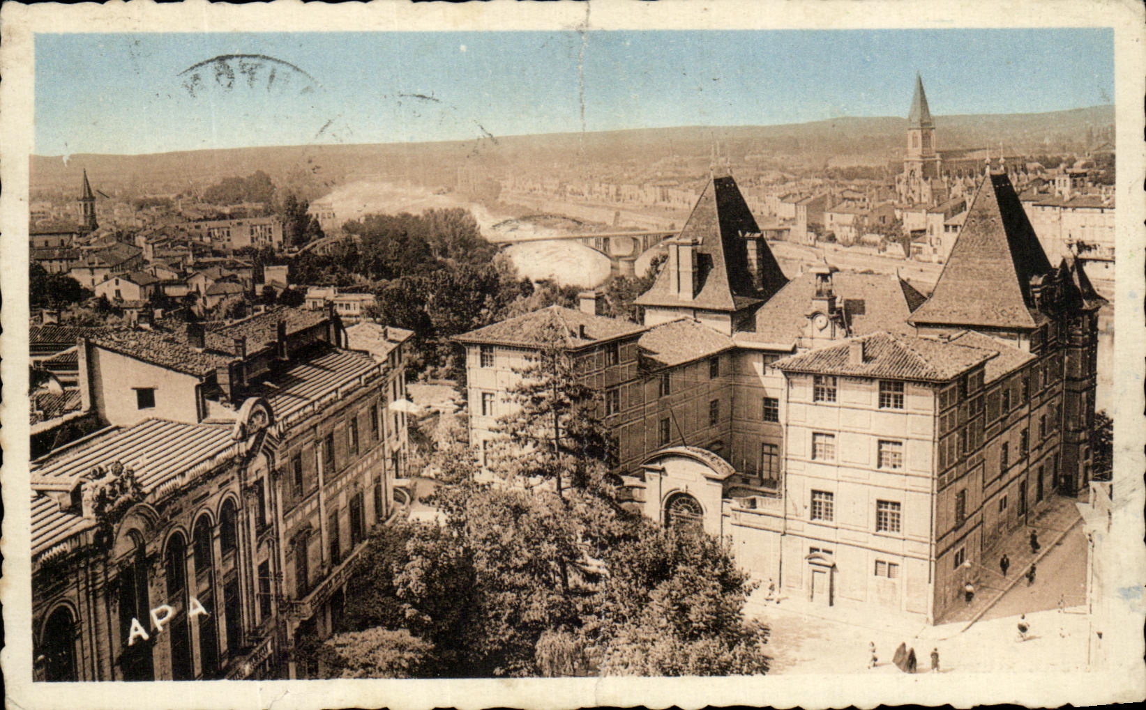 CPA Montauban Vue Generale Et Musee Ingres