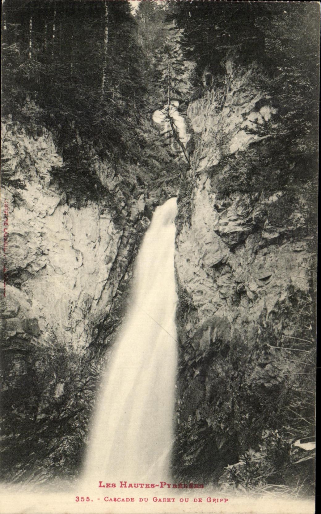 CPA Les Hautes Pyrenees Cascade Du Geret ou De Gripp