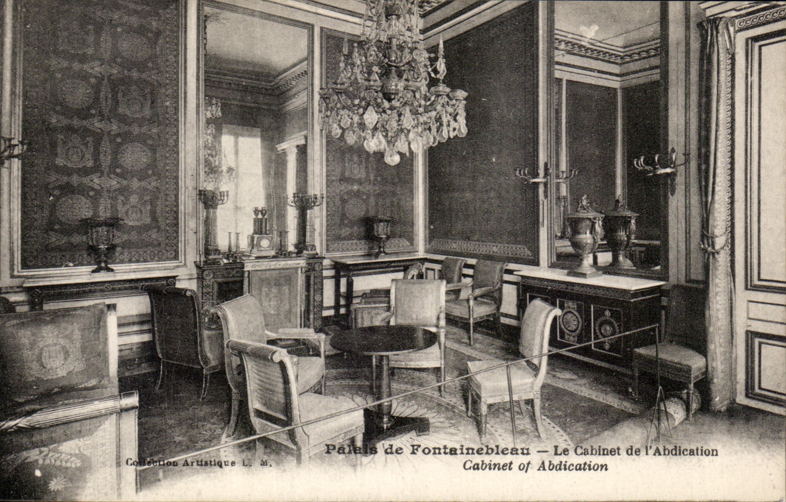 CPA Palate of Fontainebleau La Cabinet of Abdication