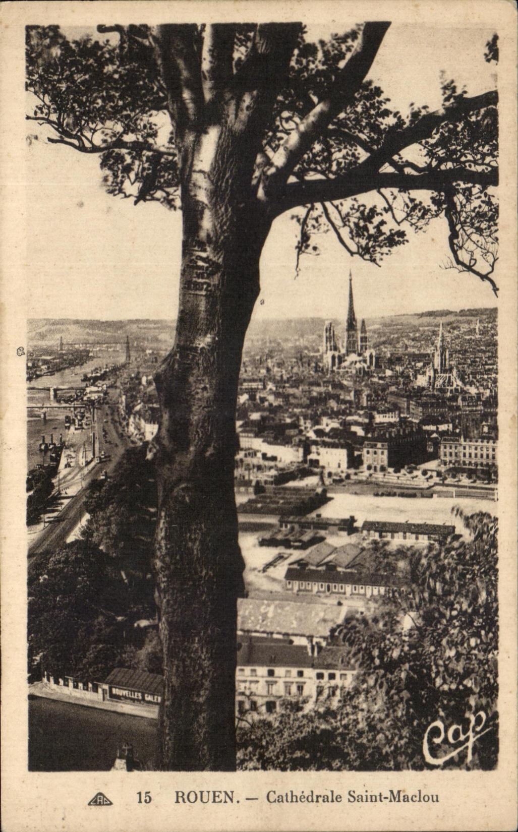 CPA Rouen Cathedral Saint Maclou
