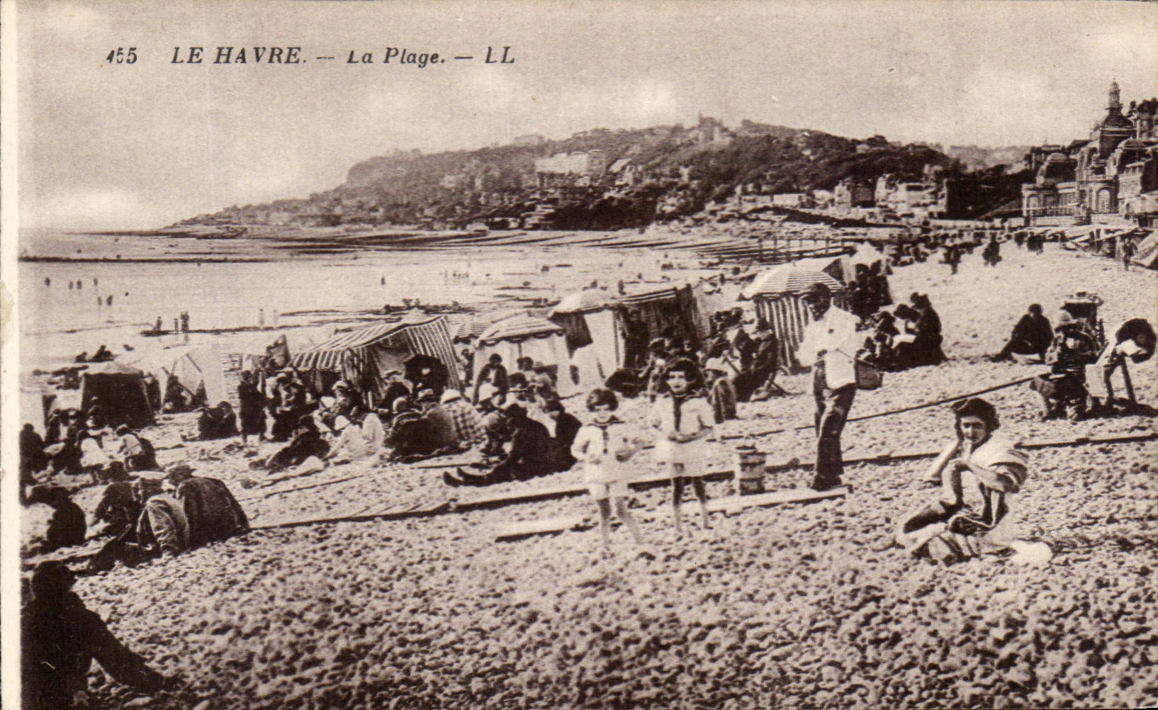 CPA Le Havre La Plage Enfants