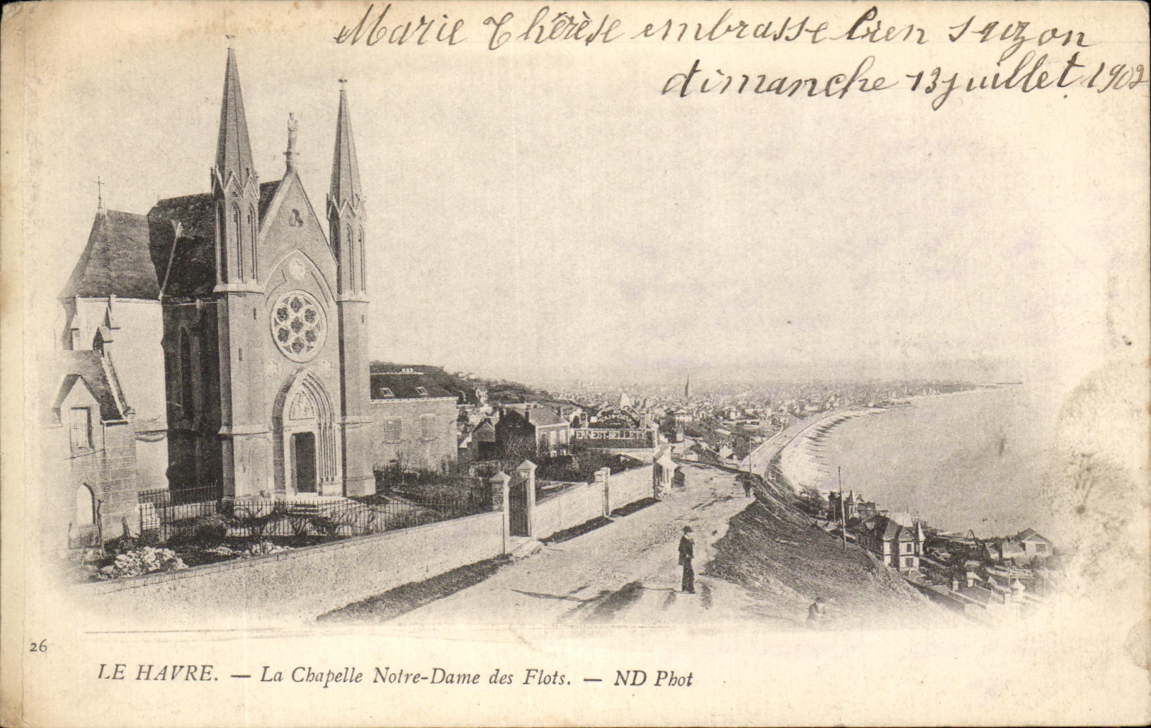 CPA Le Havre La Chapelle Notre Dame des Flots