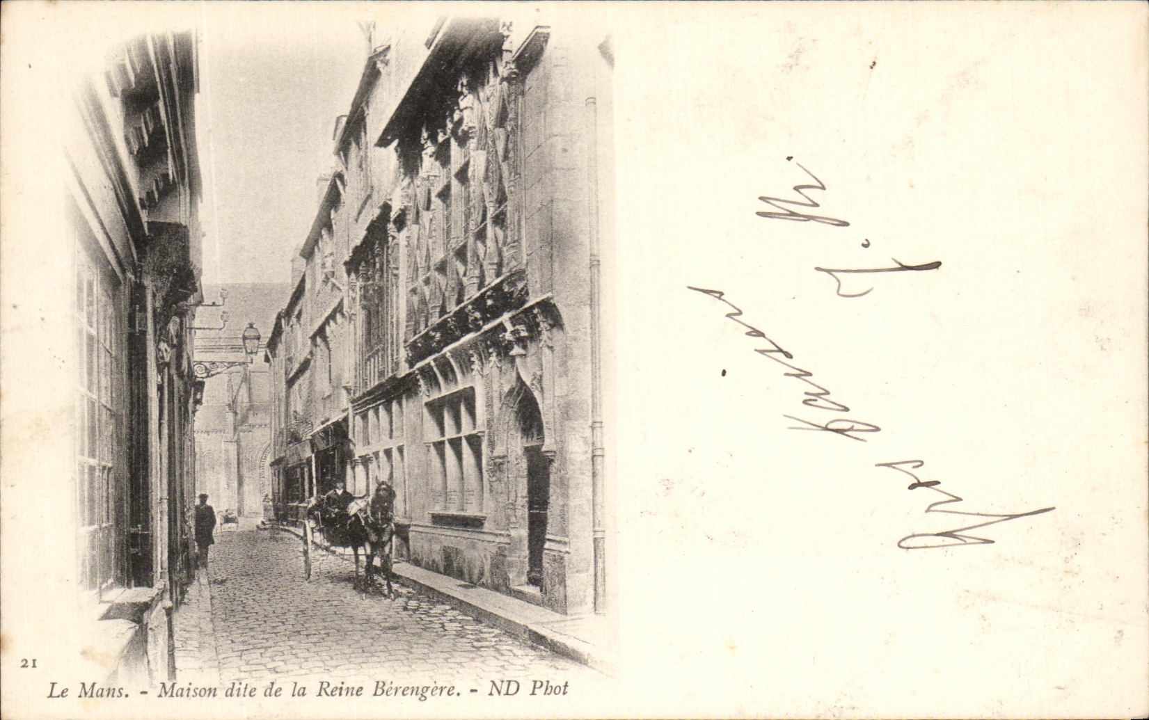 CPA Mans House known as of the Berangere Queen