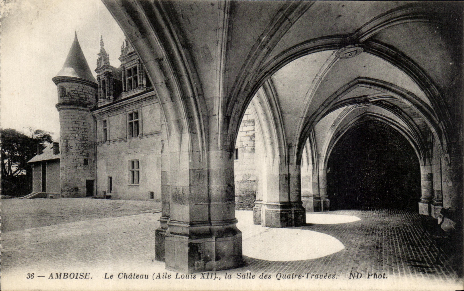 Sitio del La del castillo frances de CPA Amboise de los cuatro palmos