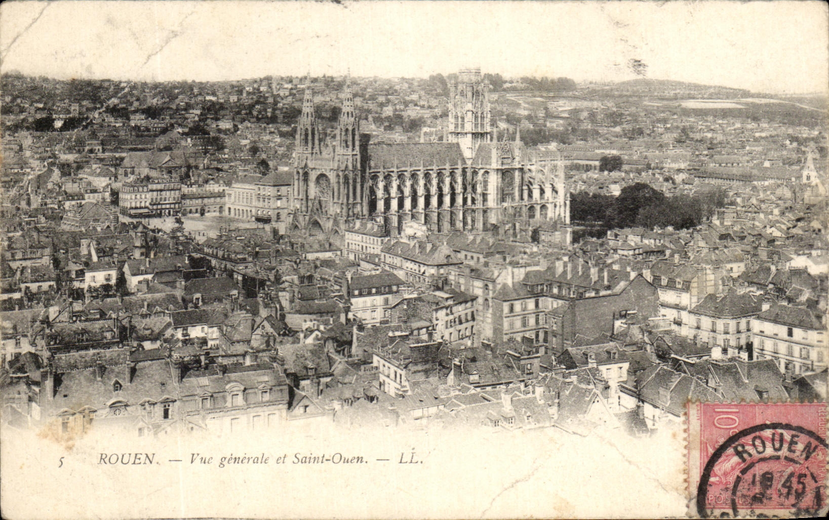 CPA Rouen View And Saint Ouen