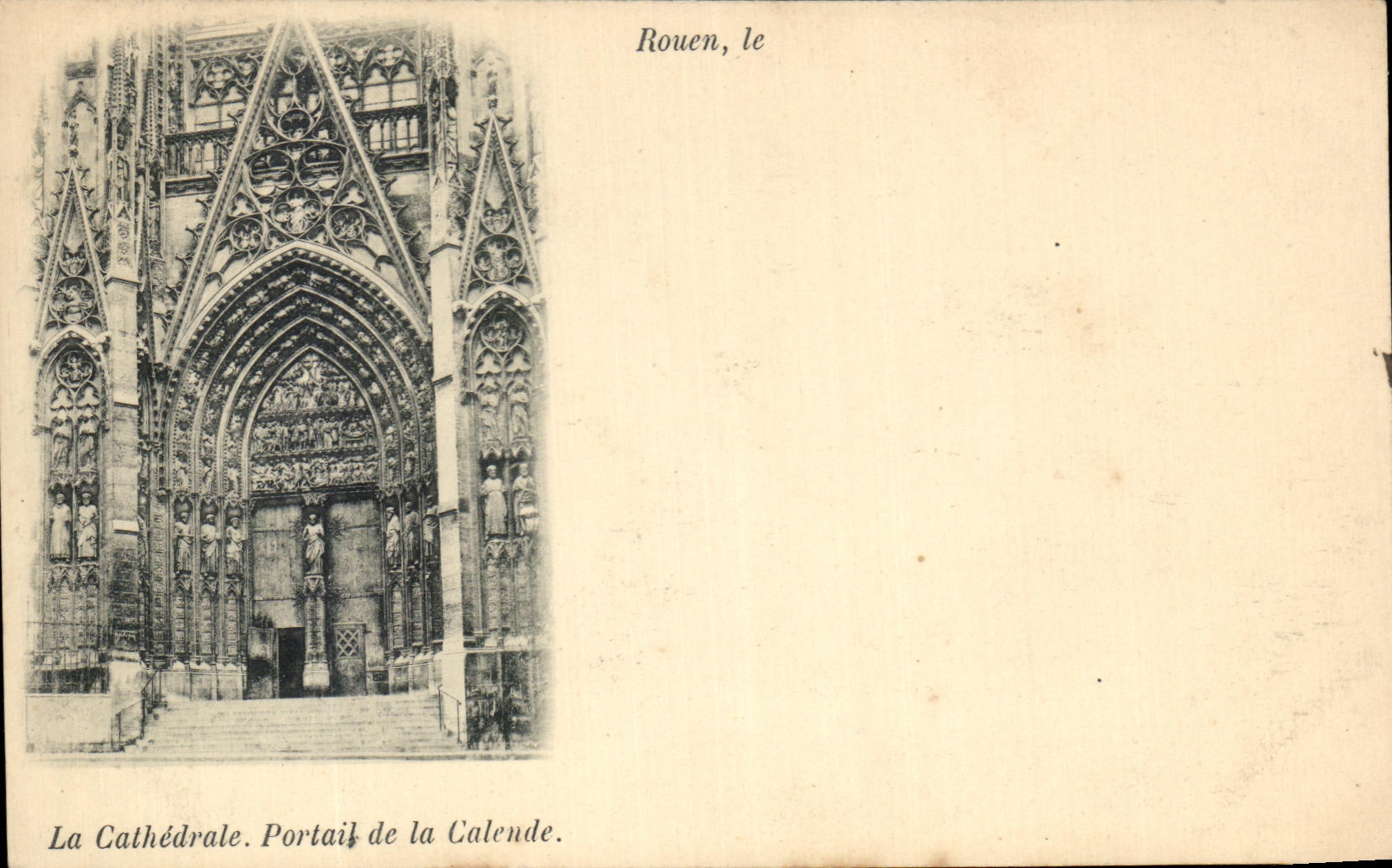 CPA Rouen La Cathedral Gate Of the Calend