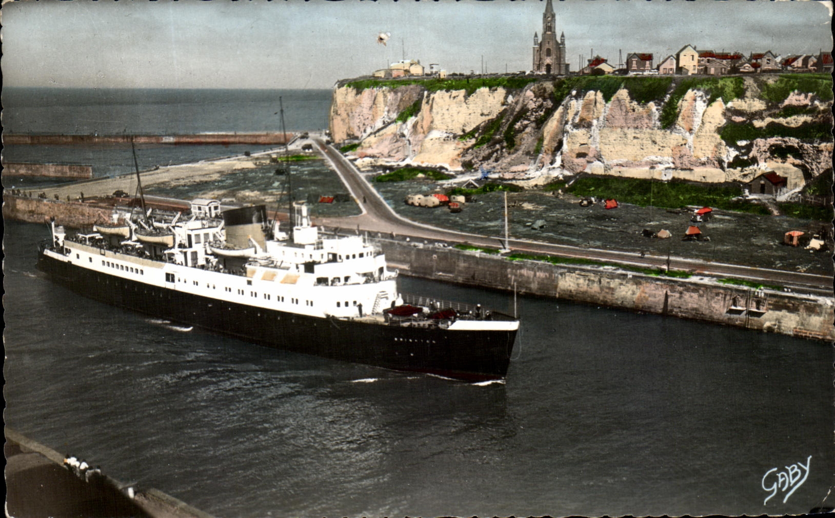 CPA Dieppe Brighton Passe tiene altura del buen barco de la ayuda