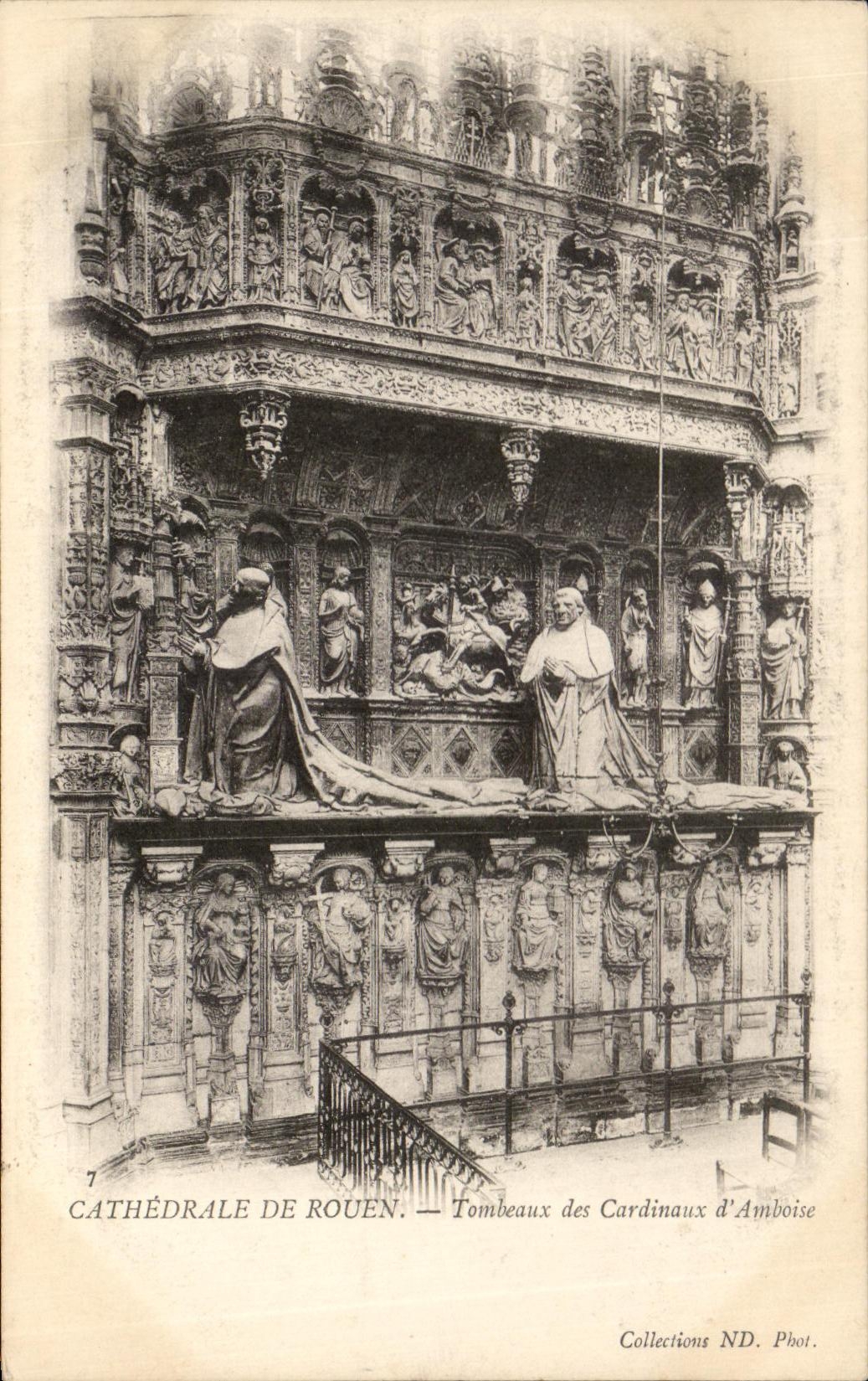 CPA Cathedral Of Rouen Tombs of the Cardinals D' Amboise