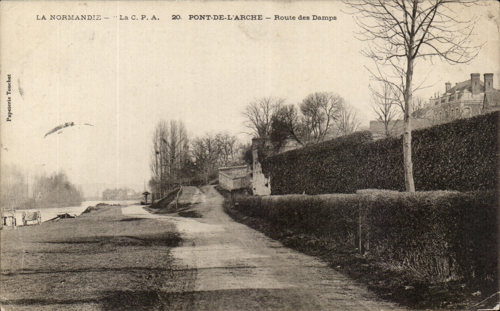 CPA Normandy Bridge Of the Arch Road of Damps