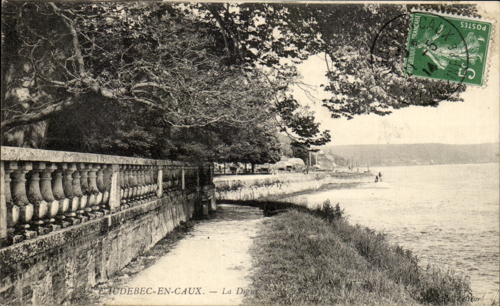 CPA Caudebec in Caux La Dams