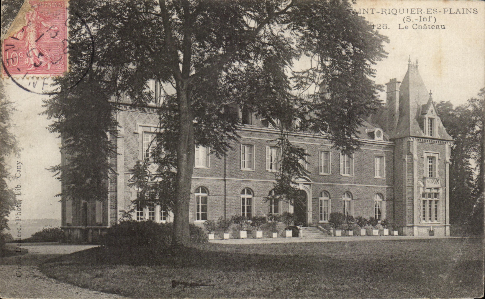 CPA Saint Riquier Es Plains Le Chateau