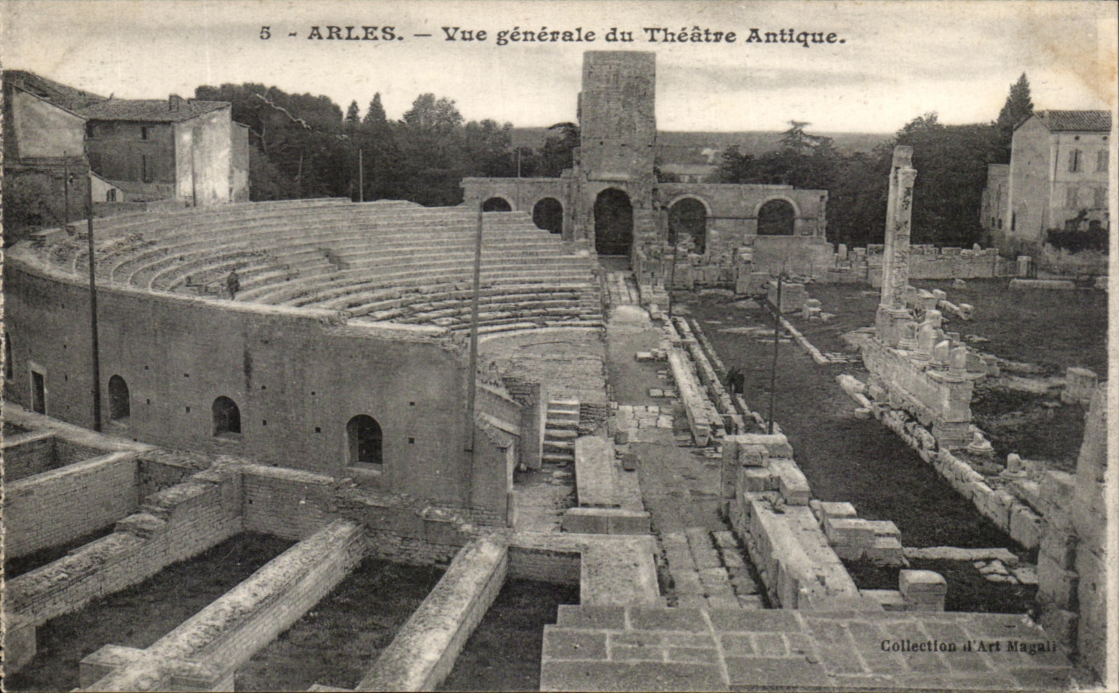 CPA Arles View Of the Ancient Theater