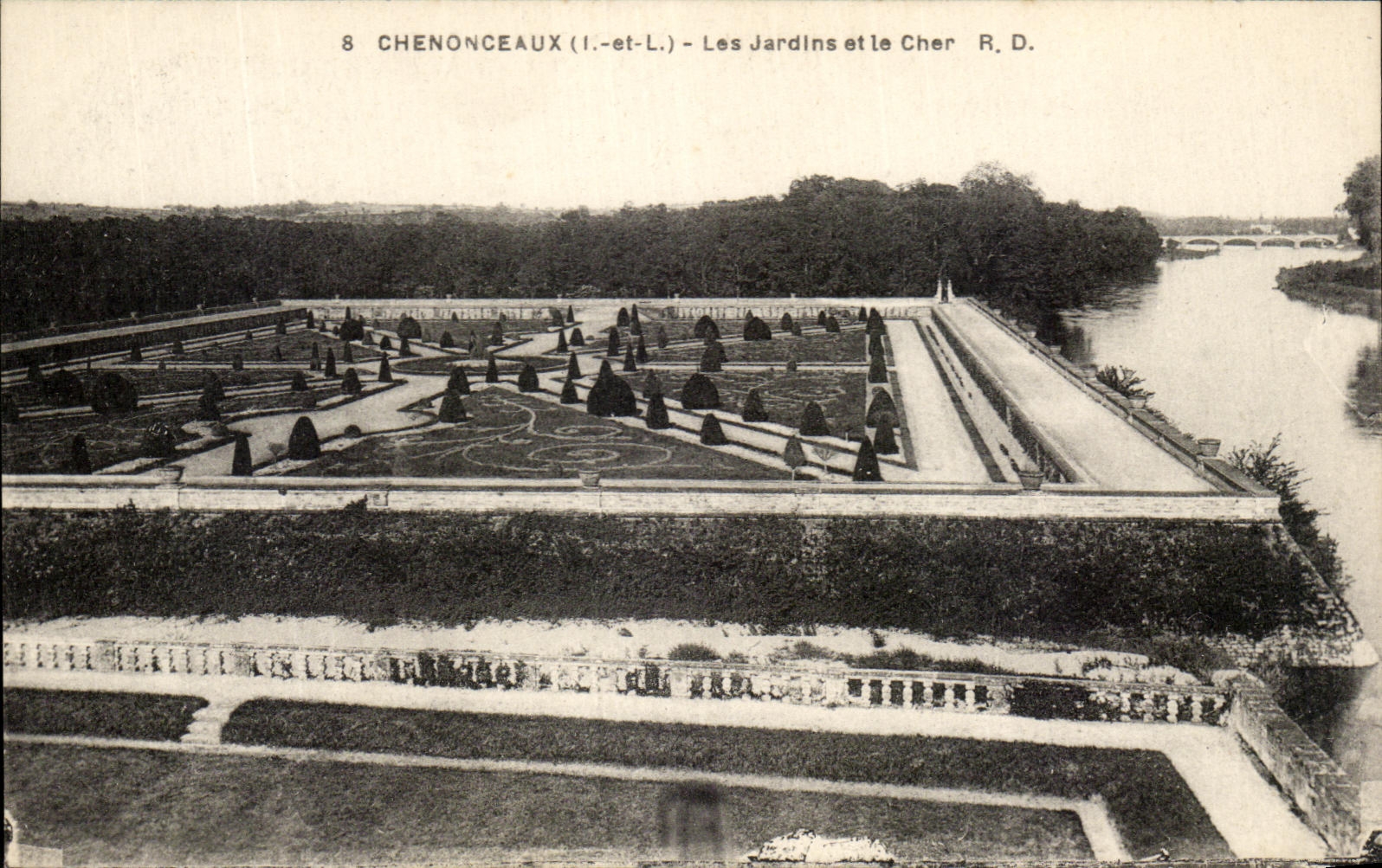 Jardines de CPA Chenonceaux y costoso