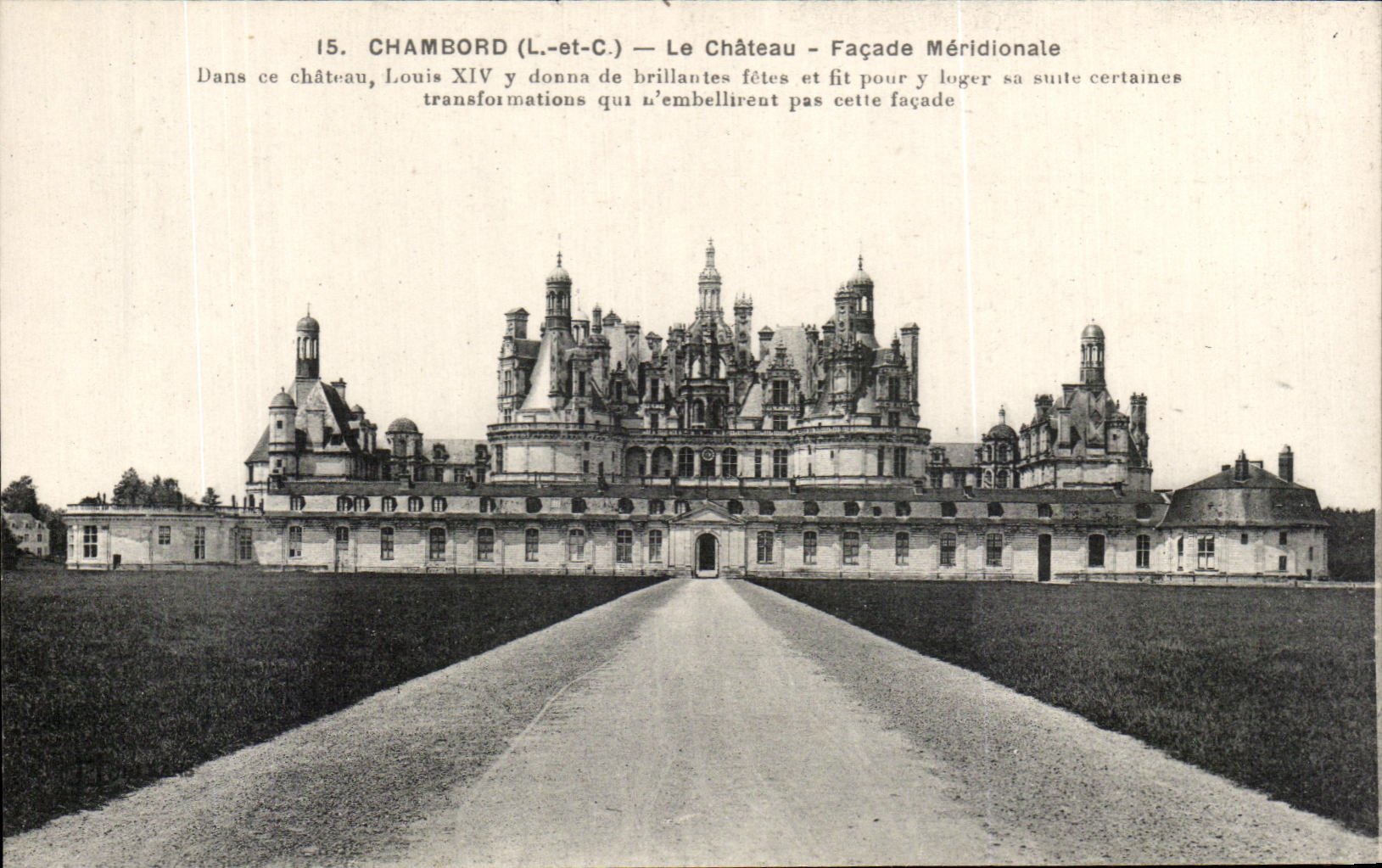 CPA Chambord Le Chateau Facade Meridionale