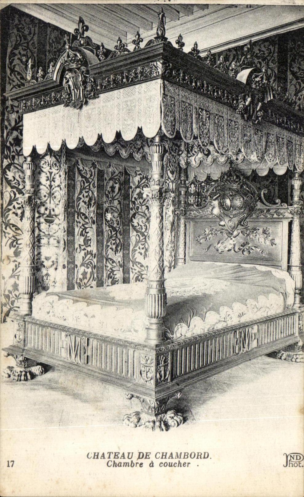 CPA Chateau De Chambord Chambre A Coucher