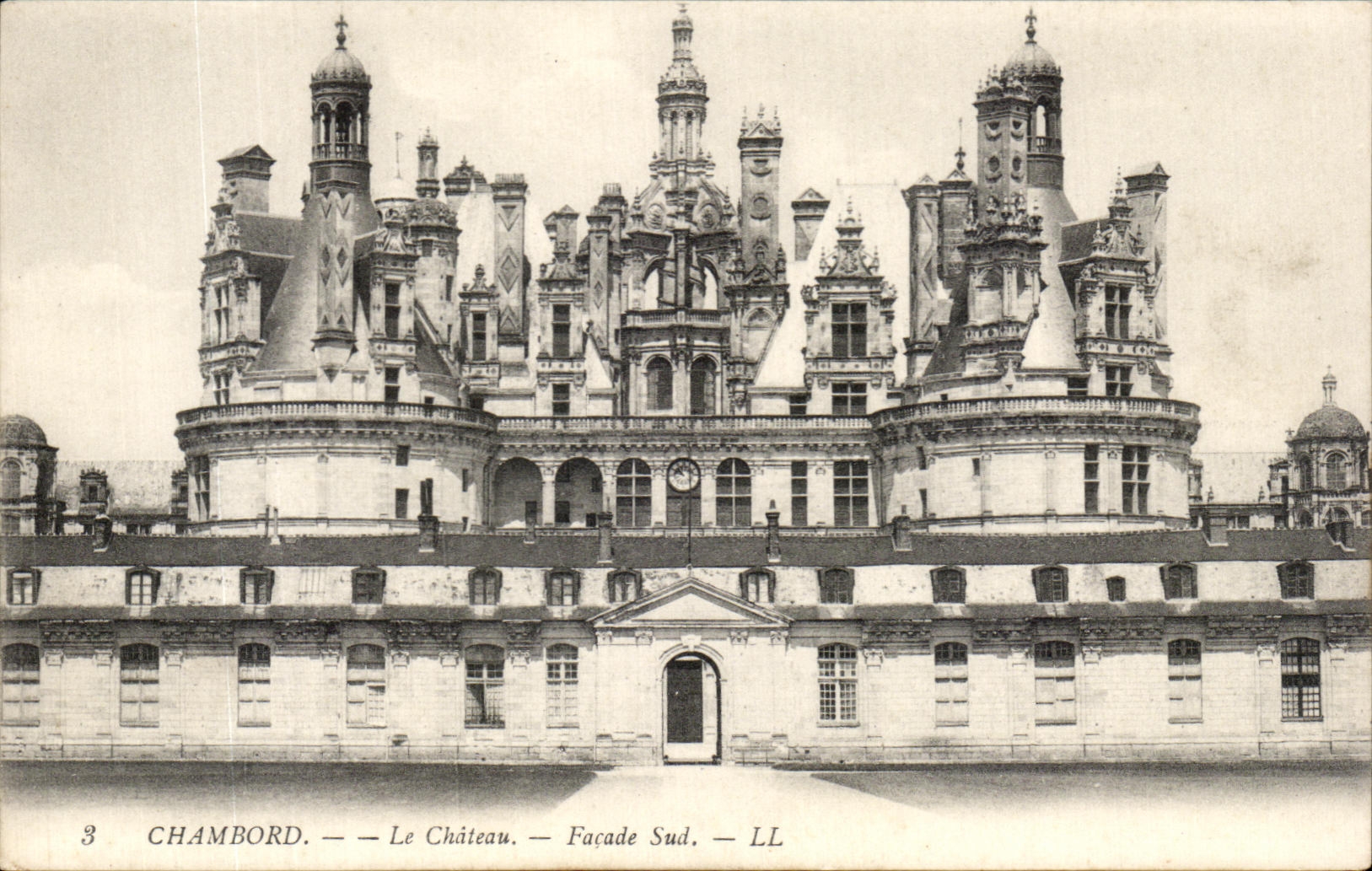 CPA Chambord Le Chateau Facade Sud