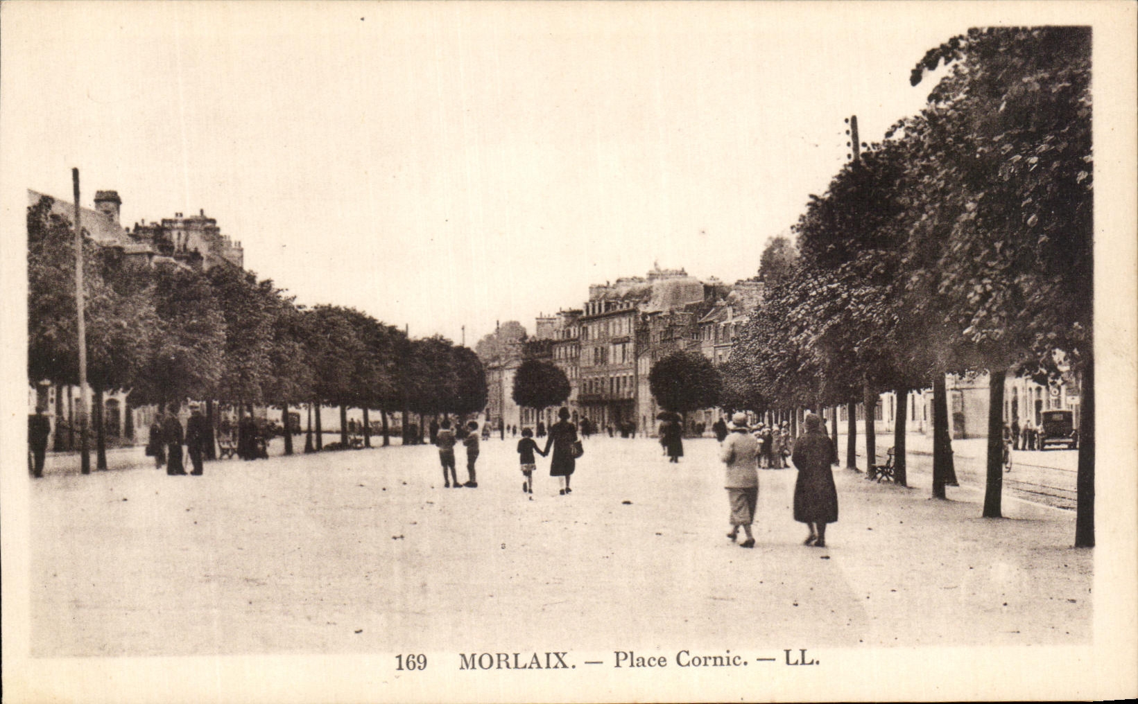 CPA Morlaix Places Cornic