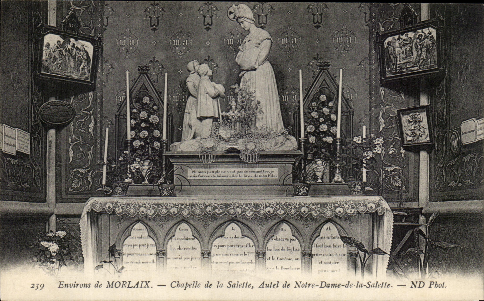 CPA Surroundings of Morlaix Vault of Salette Furnace bridge of Notre Dame of Salette