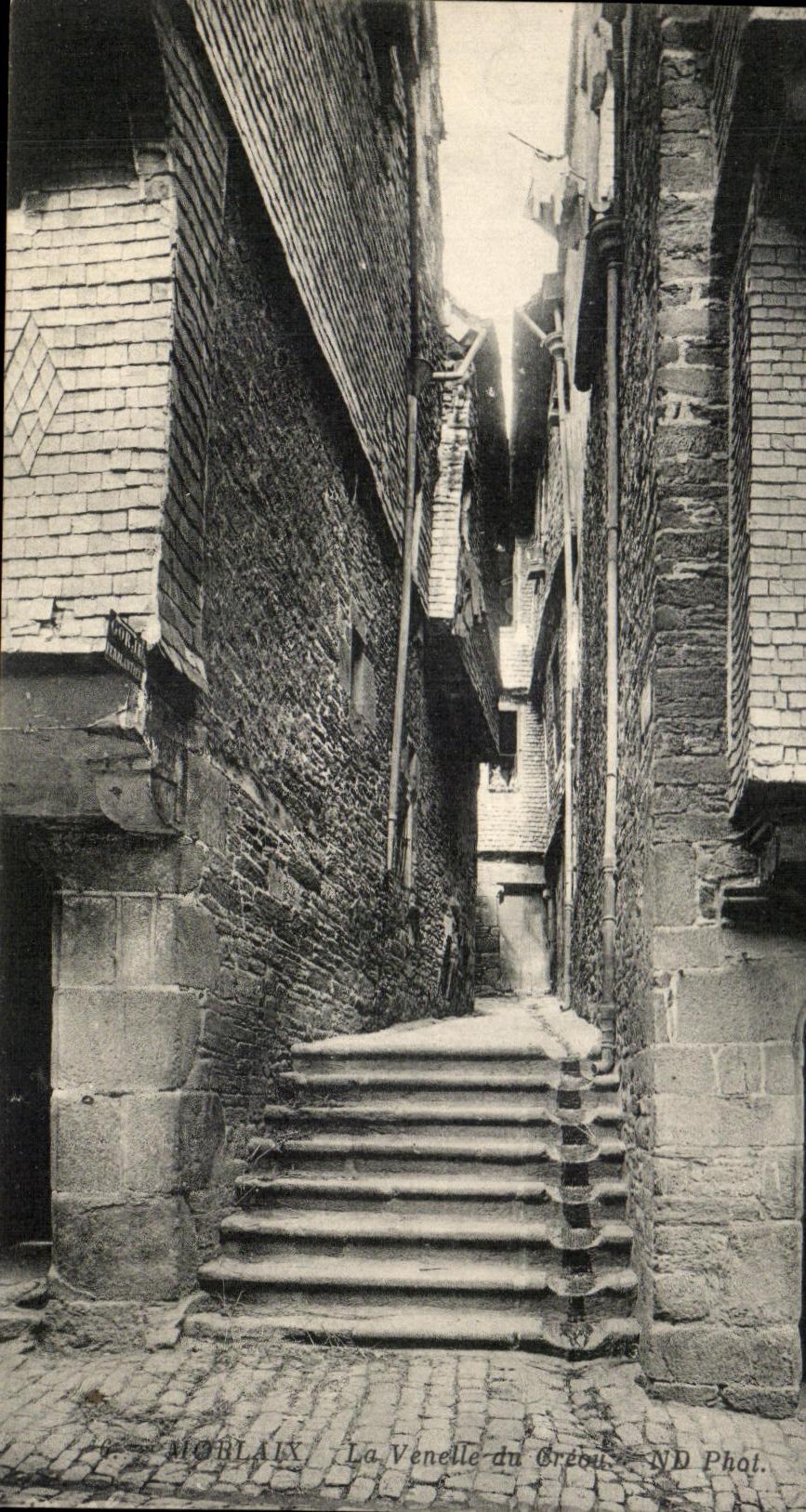 CPA Morlaix La Alley of Creou