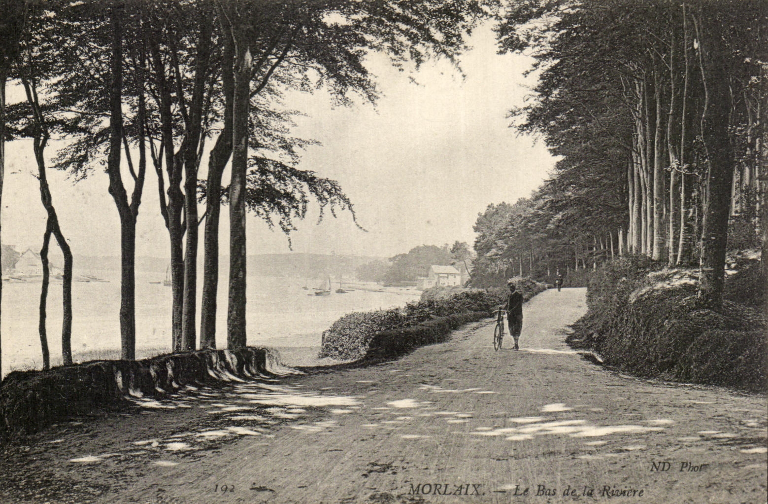 CPA Morlaix the Bottom of the River