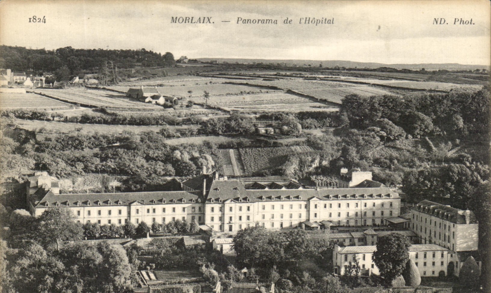 CPA Morlaix Panorama Of the Hospital