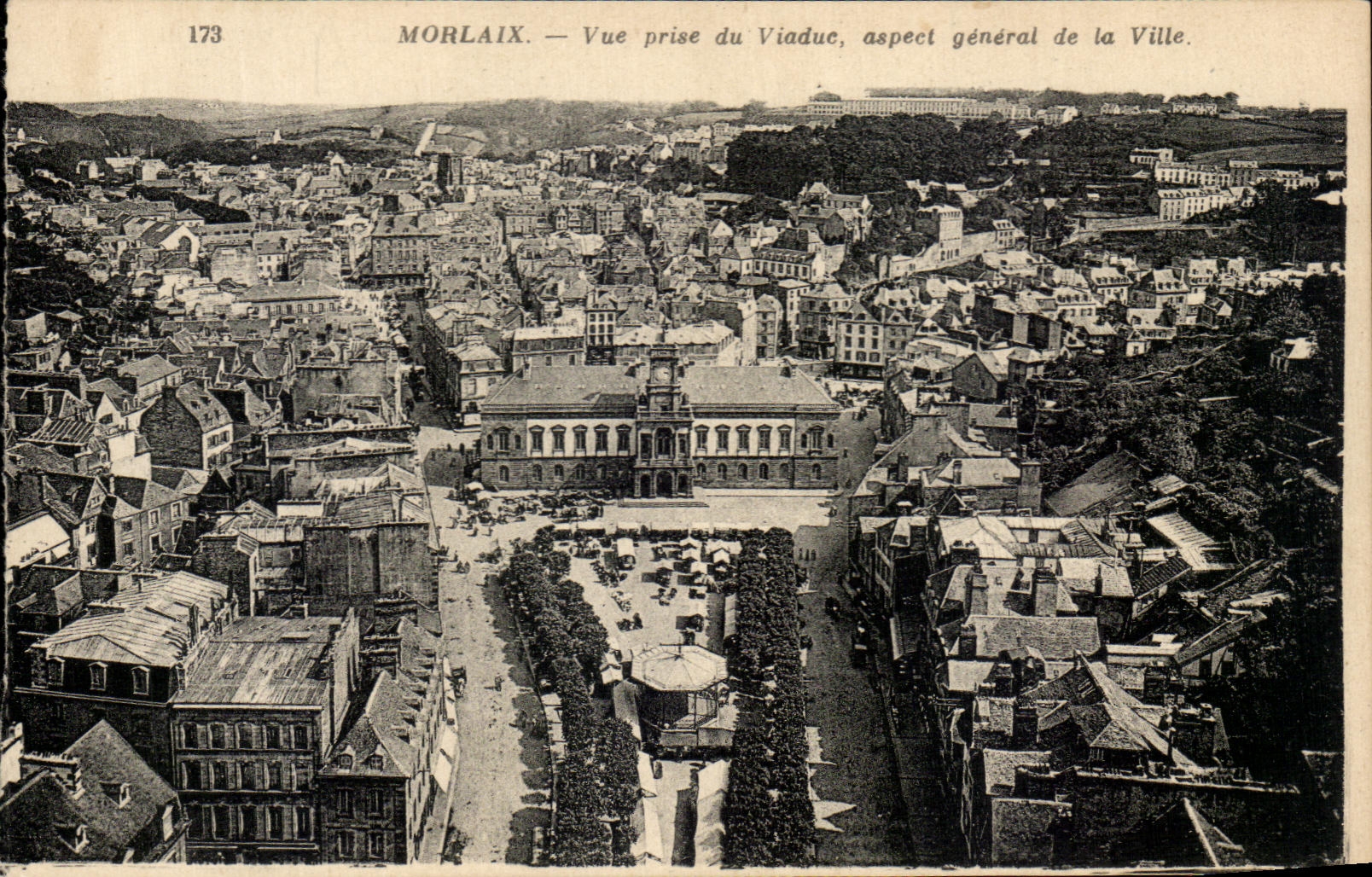 General CPA Morlaix Seen from Of Viadue Aspect Of the City