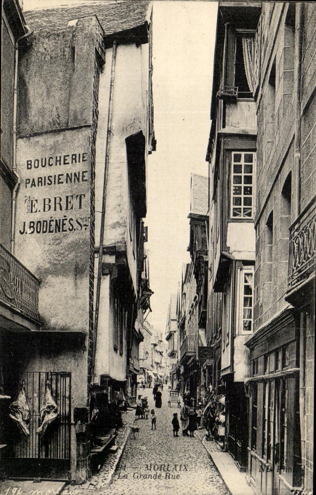 CPA Morlaix La Main street