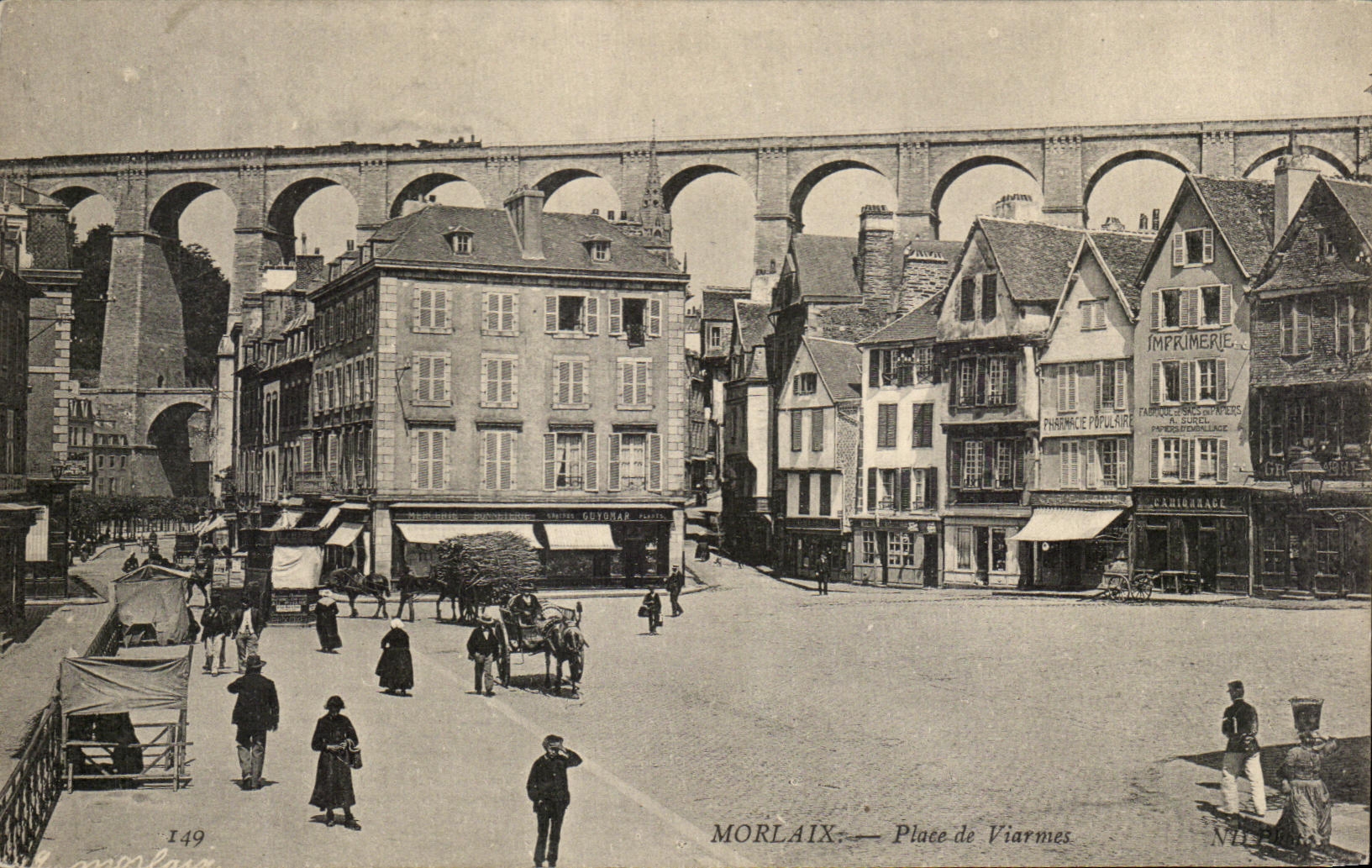 CPA Morlaix Places of Viarmes