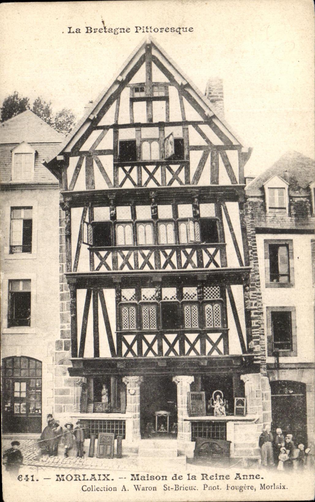 CPA Morlaix House of the Queen Anne Enfants