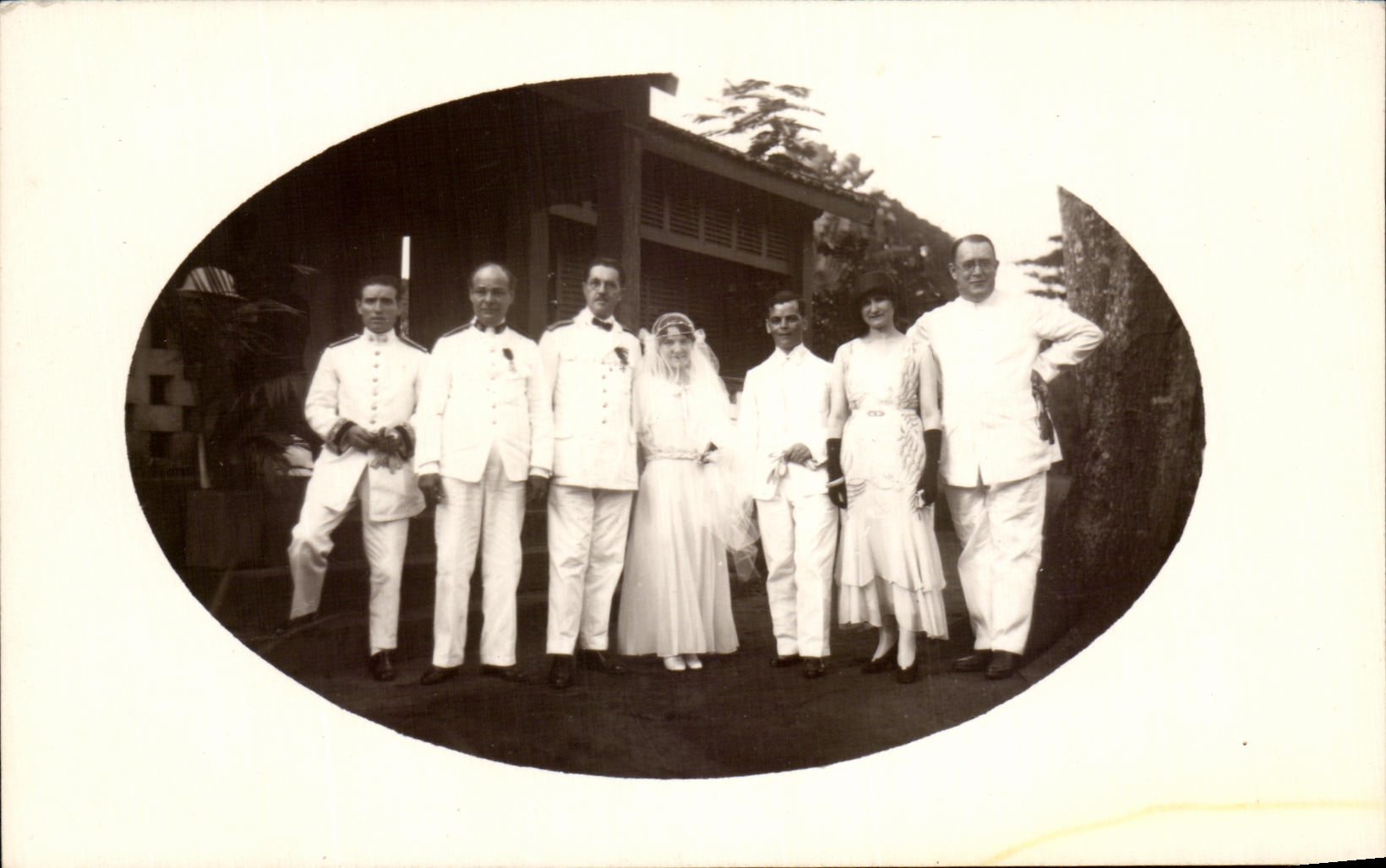 Real photo Morlaix Marriage