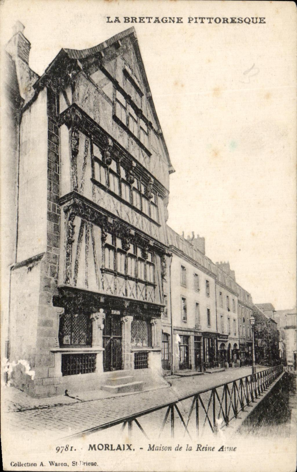 CPA Picturesque Brittany Morlaix House Of the Queen Anne
