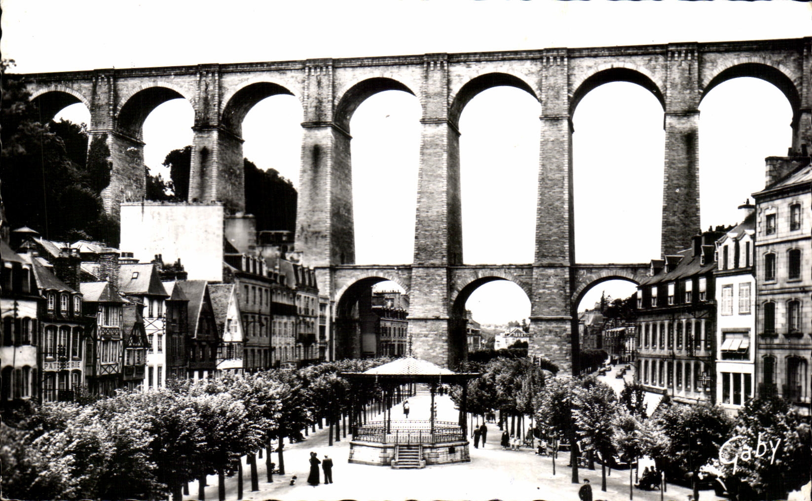 CPSM Morlaix the Viaduct
