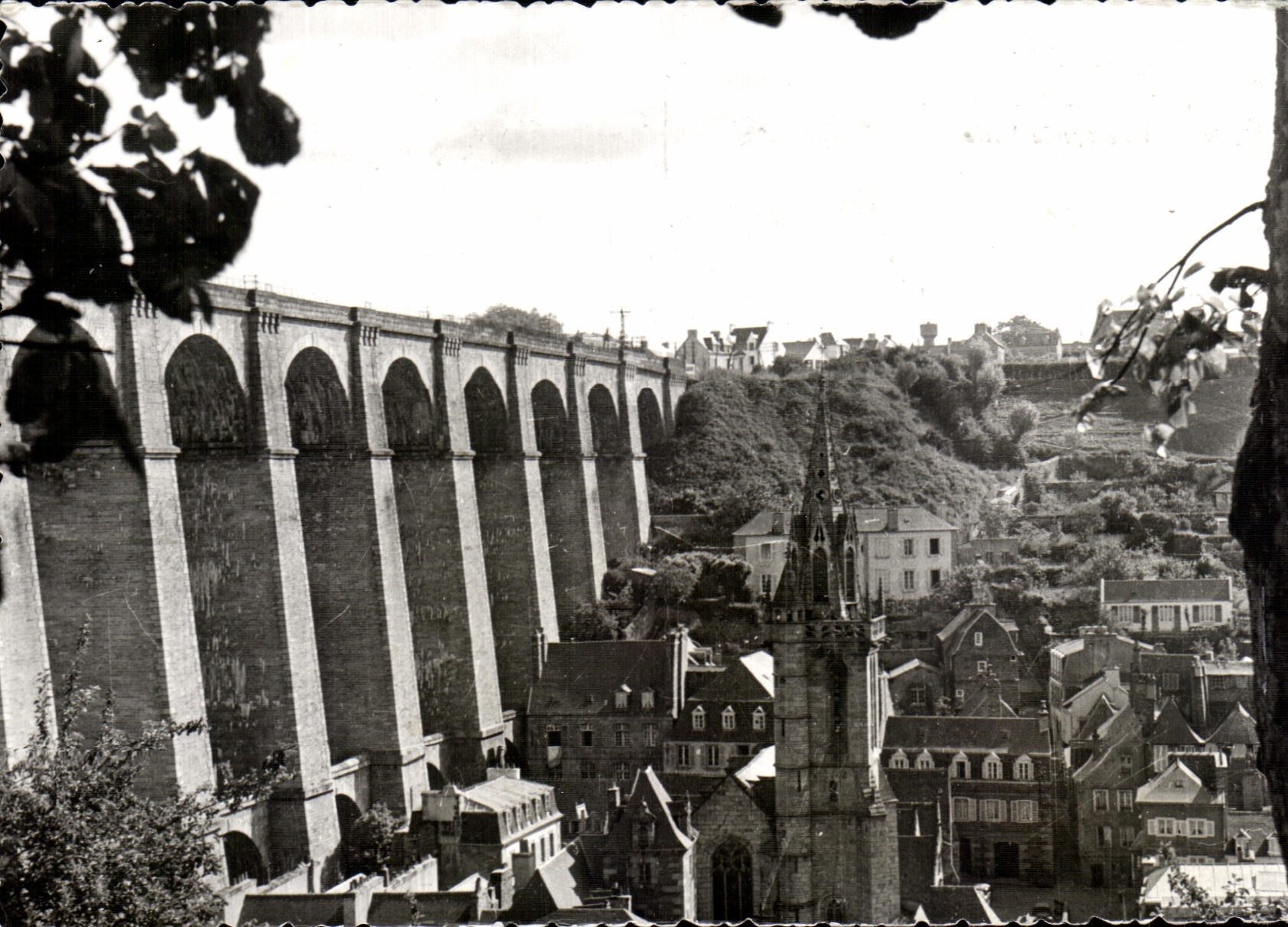 CPSM School Our Lady of Lourdes Morlaix Seen On the City
