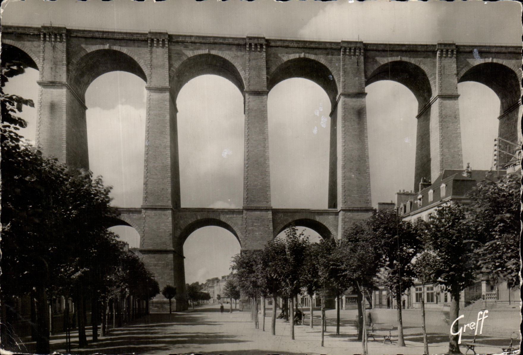 CPSM In Brittany Morlaix the Viaduct