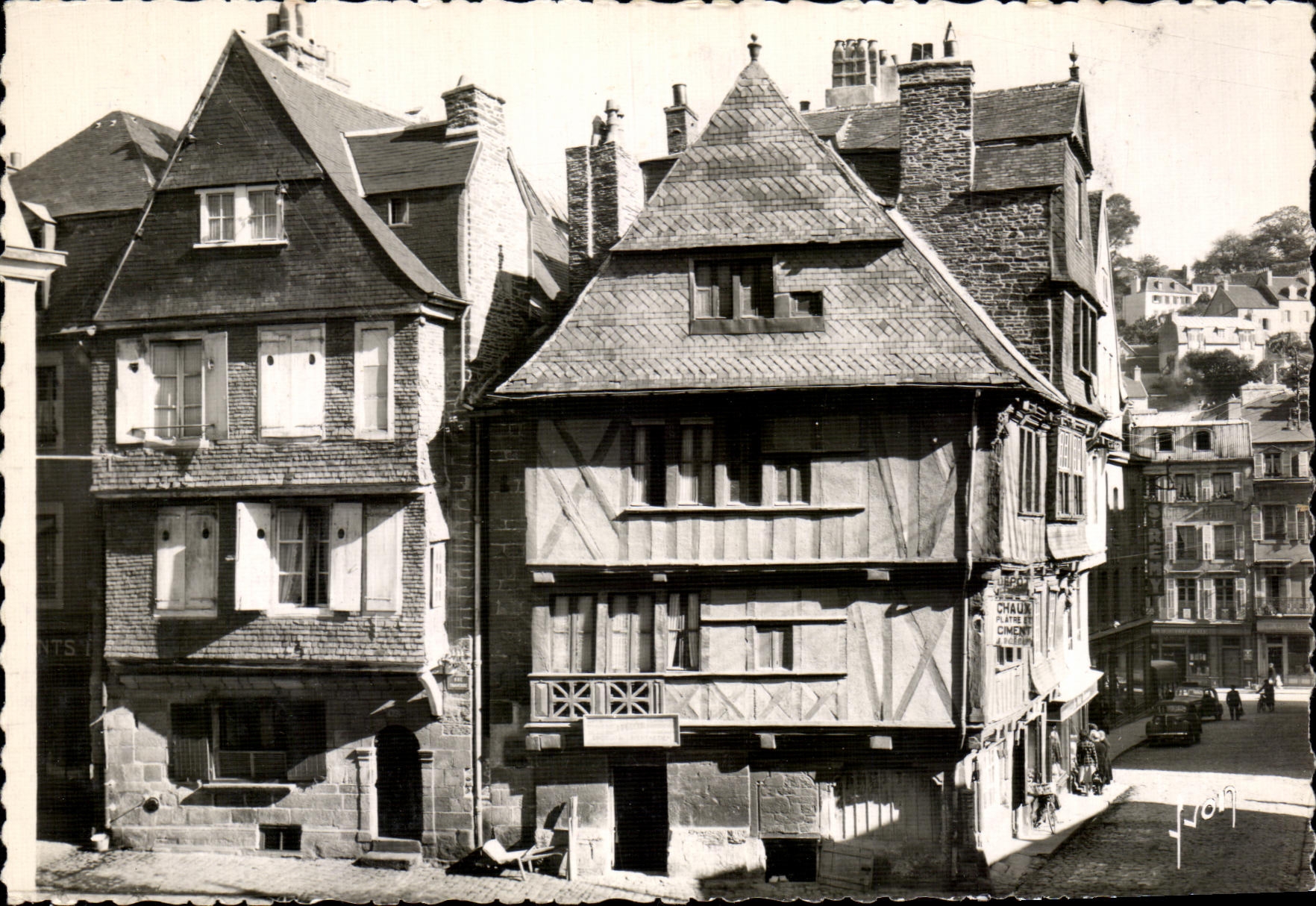 CPSM Morlaix Vieille house Places Markets