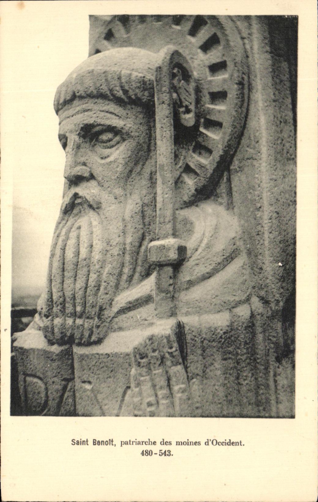 CPA Sainte Benoit Patriarche Of the Monks of Occident