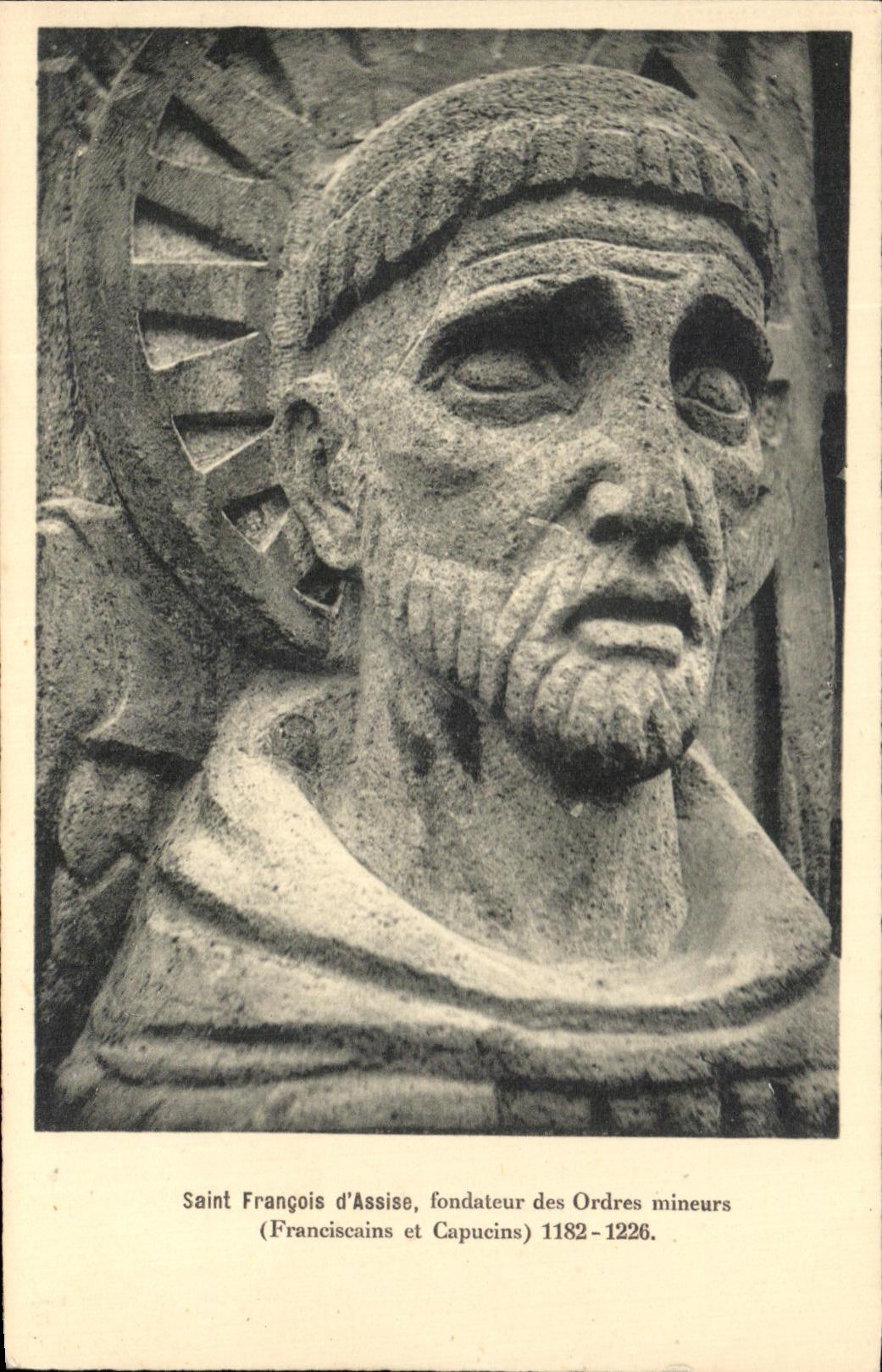 CPA Saint François d' Assise Founder Of the Minor orders Franciscains and Capucins