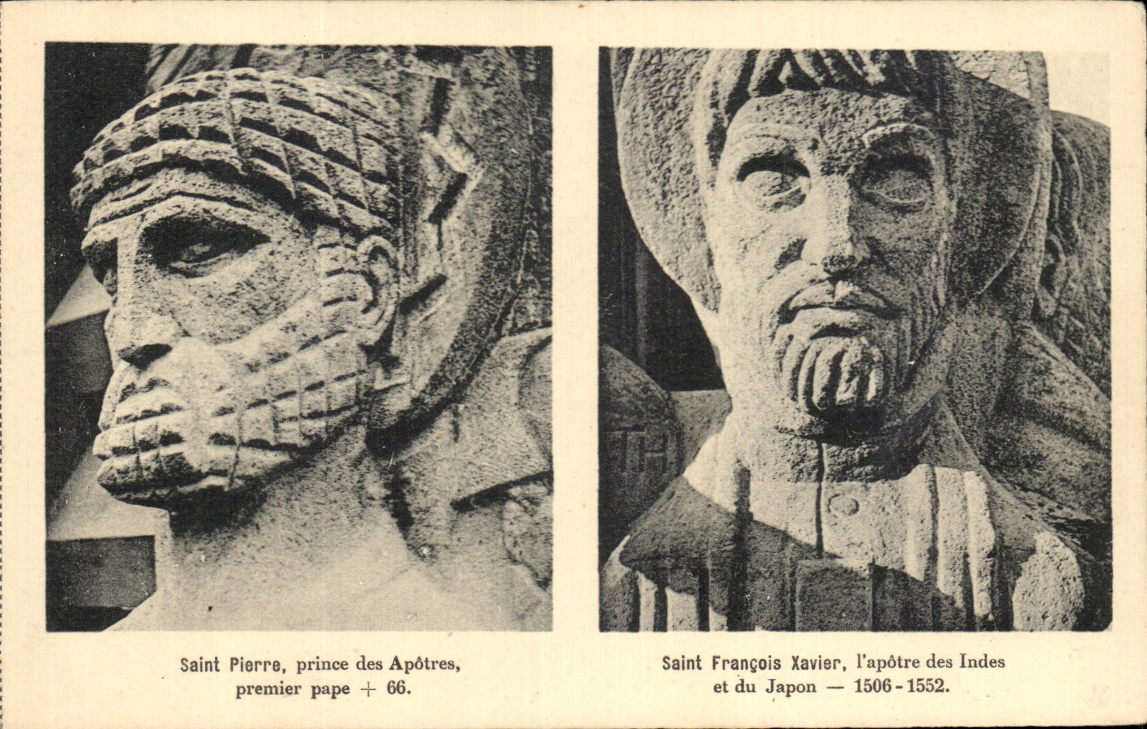 Holy CPA Pierre Prince Of the Apostles First Pope Saint François Xavier Apostle of the Indies