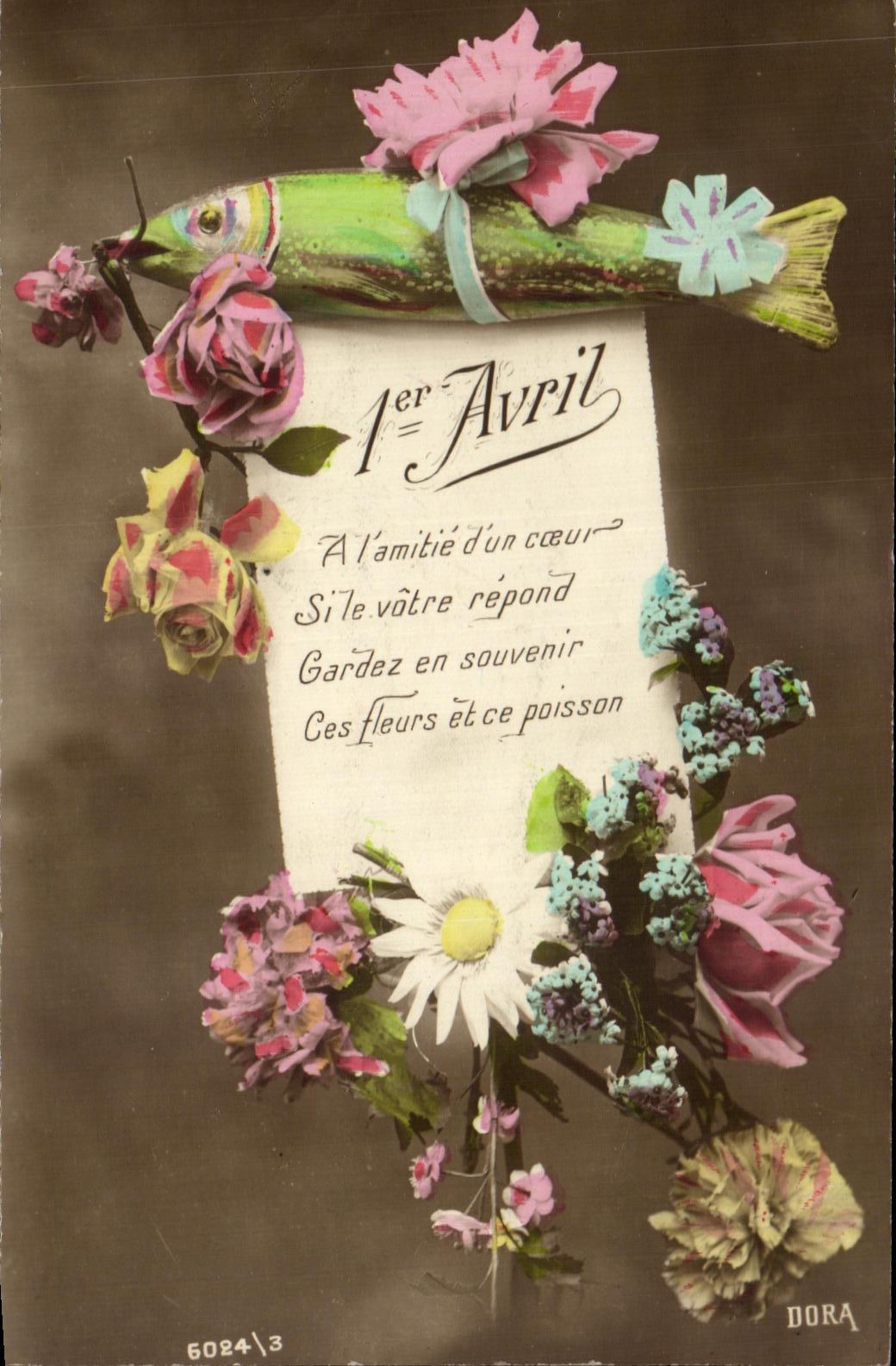 CPA April 1st Poisson Flowers