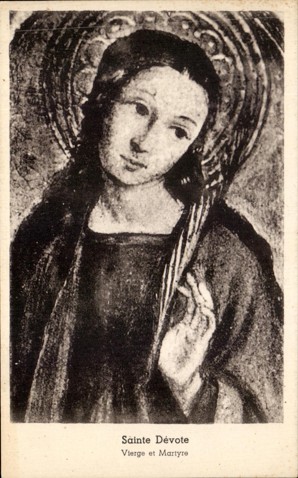 CPA Sainte Devote Vierge et Marryre