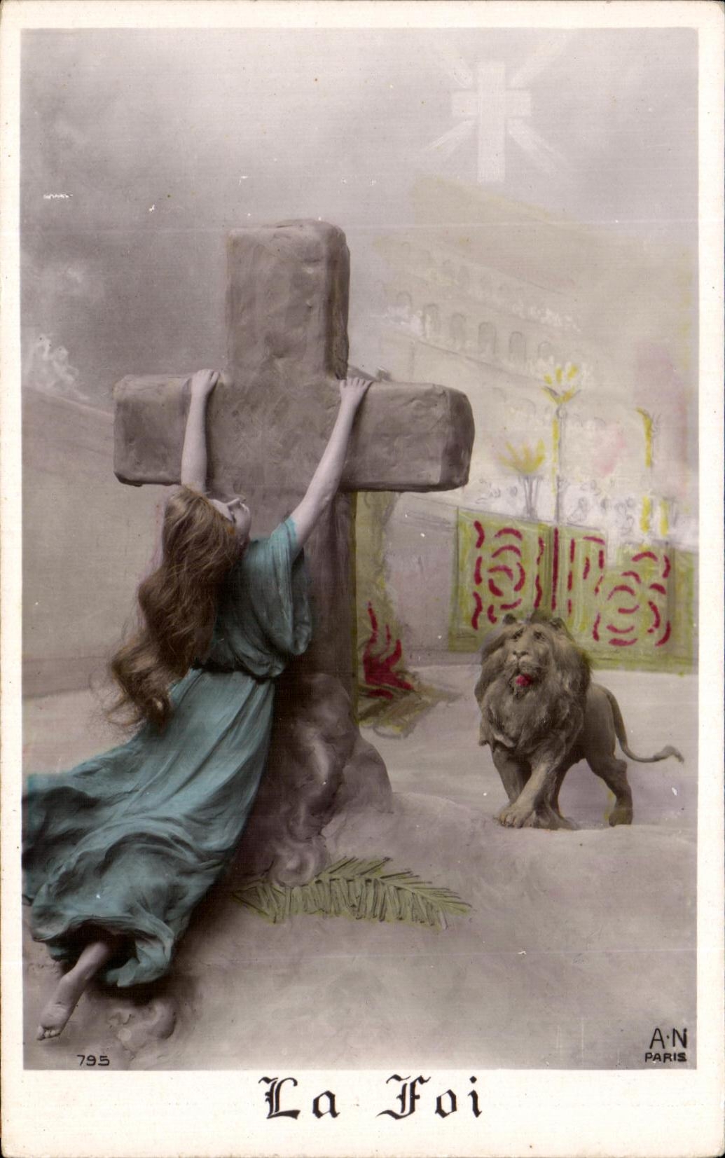 CPA La Foi Lion 