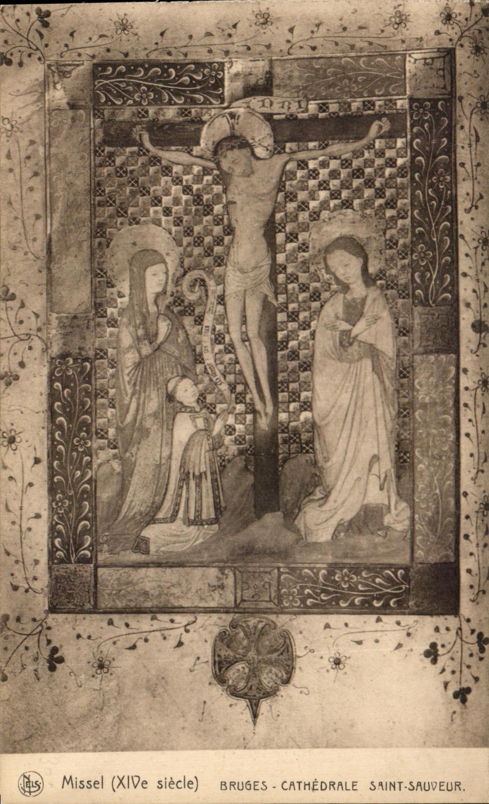 CPA Missel Bruges Cathedrale Saint Sauveur
