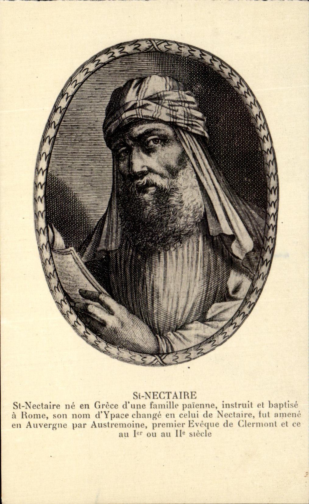 CPA St Nectaire e En Grece d'Une Famile Paienne Instruit Et Baptise