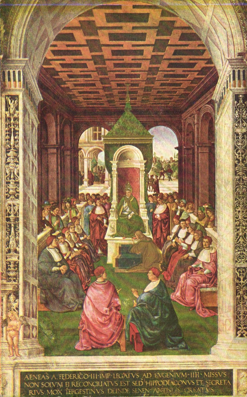 CPA su librero de la boveda