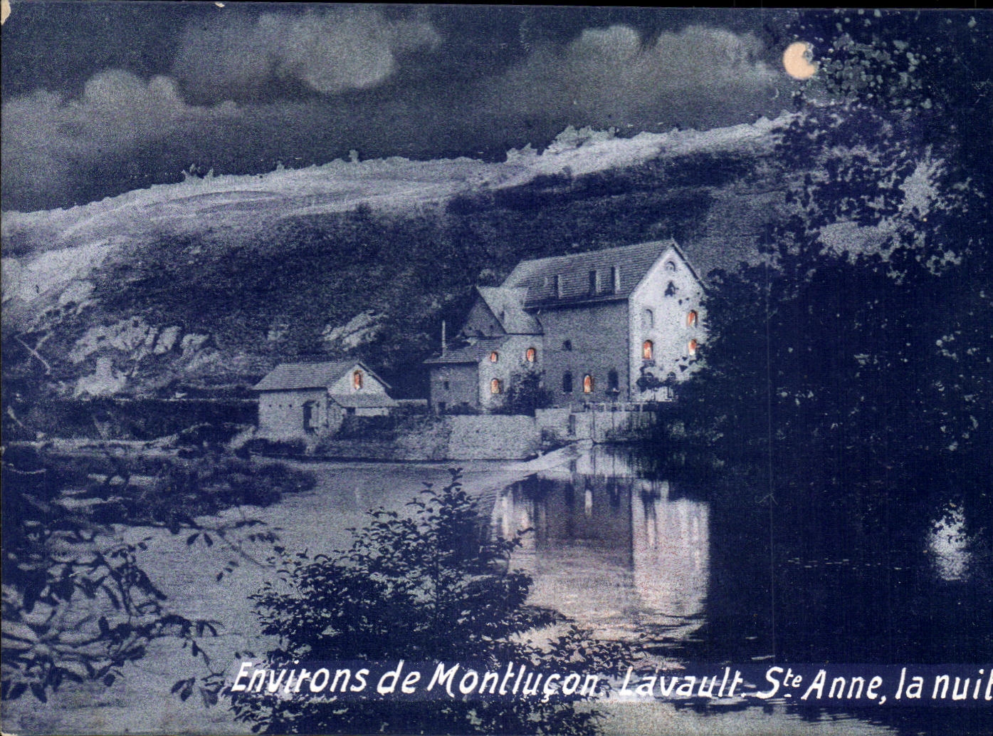 CPA Environs Of Montlucon Lavault co Anne La Harms